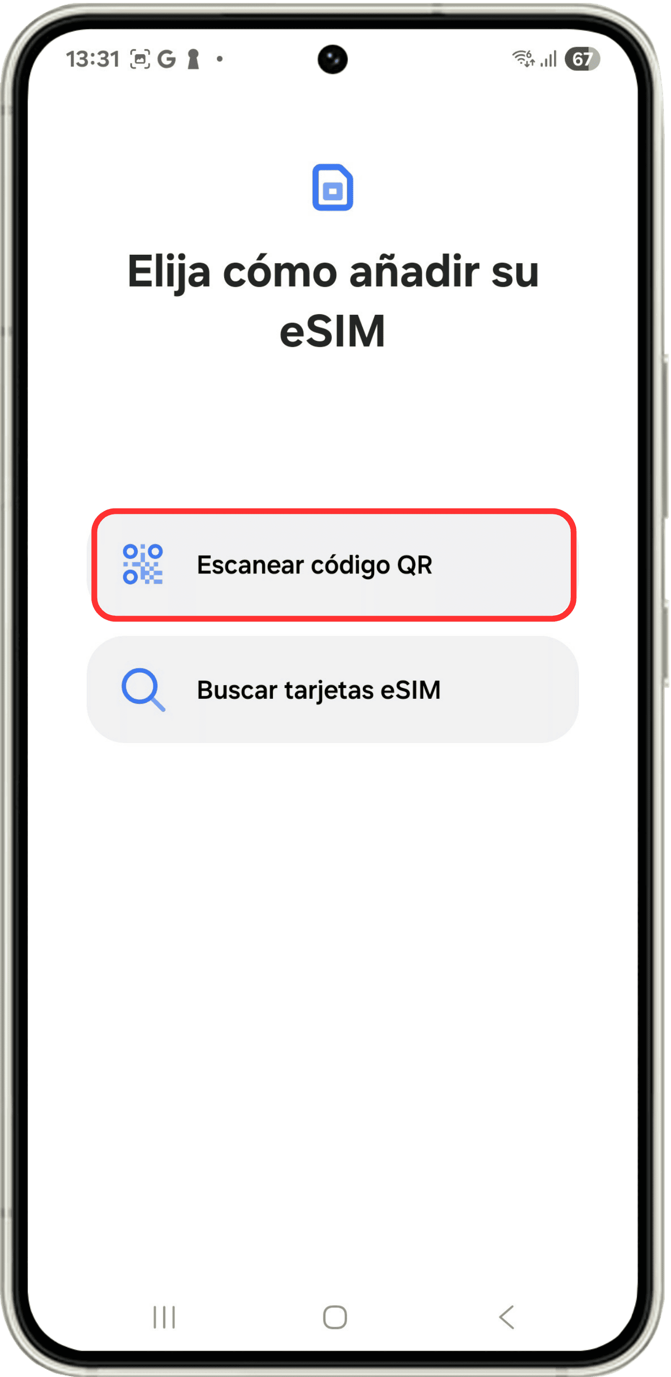 Elige el método de instalación